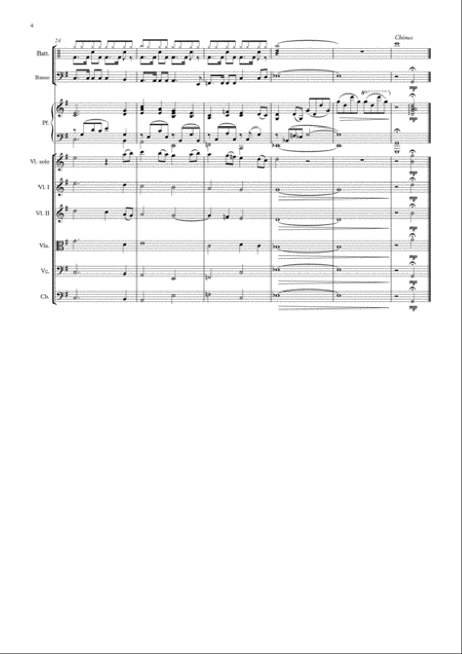 Tema in sol maggiore Large Ensemble scores gallery preview page 4