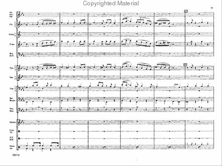 Alexander's Ragtime Band Alexander's Ragtime Band Concert Band scores gallery preview page 11