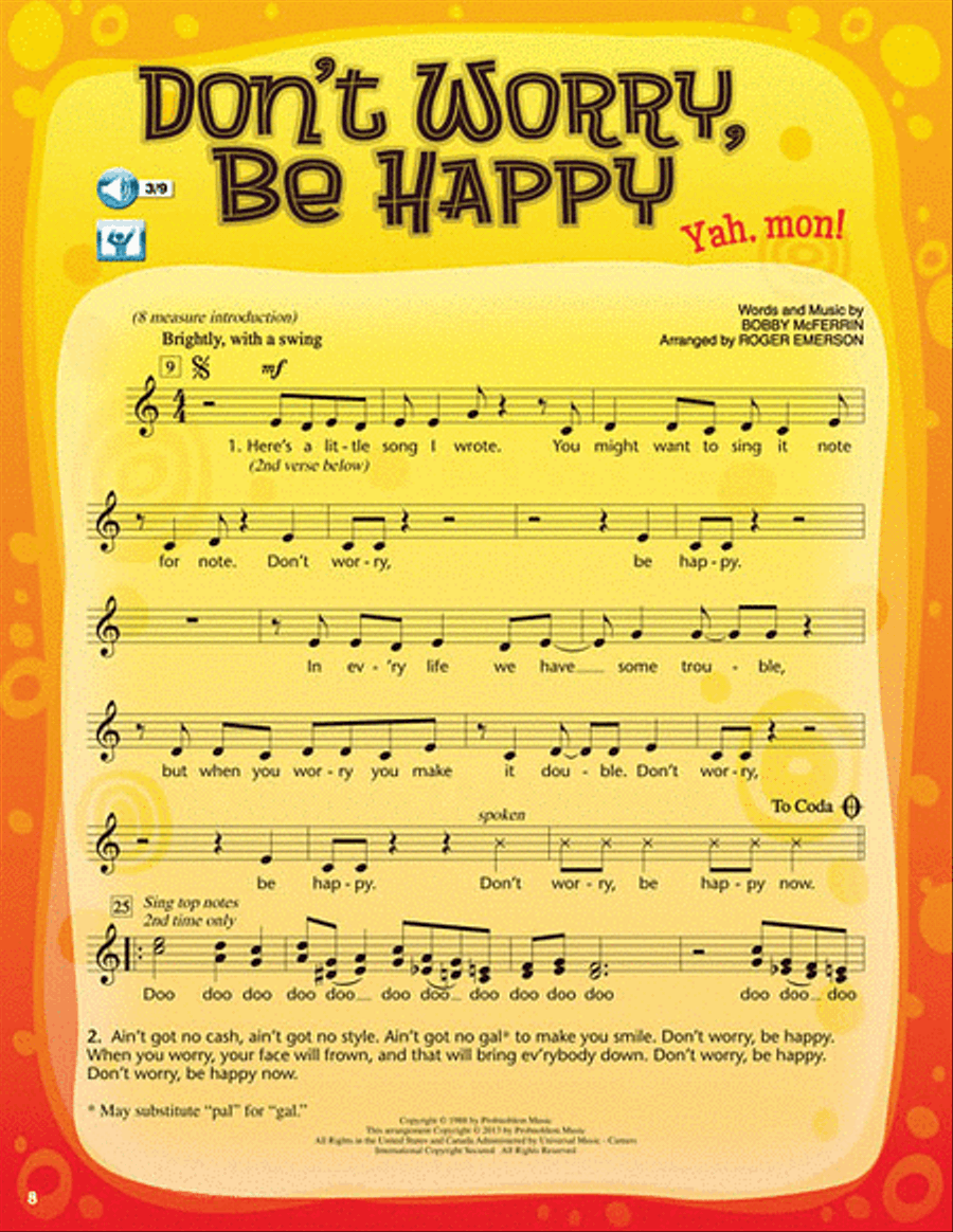 Let's Jam! It's Our Band Choir scores gallery preview page 5