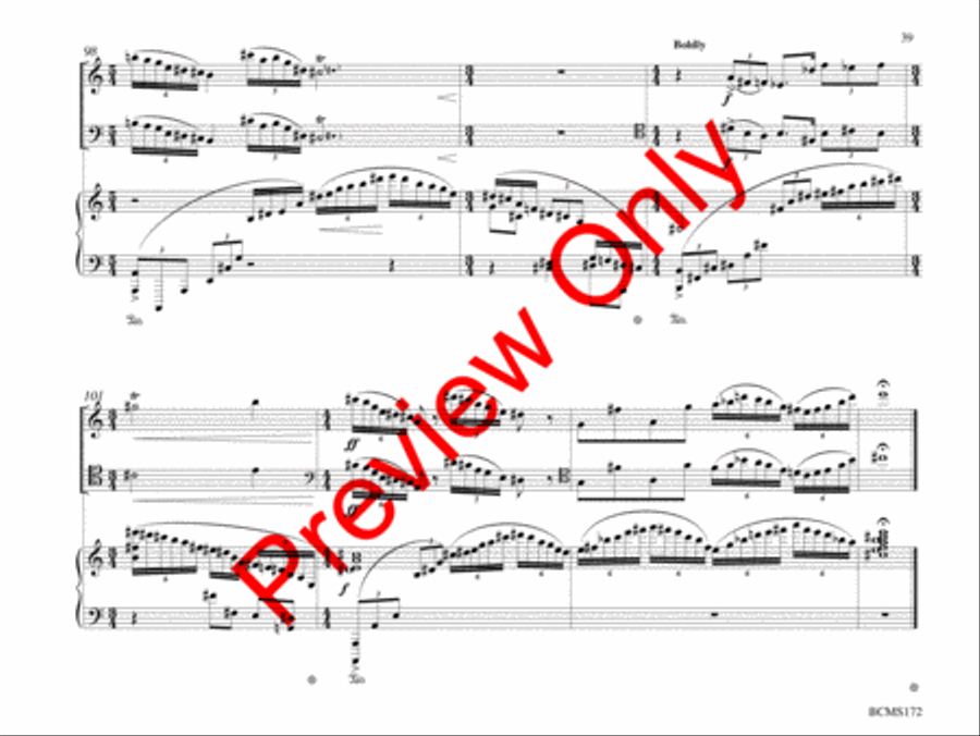 Journey Toward the Eternal Flame Bassoon scores gallery preview page 40