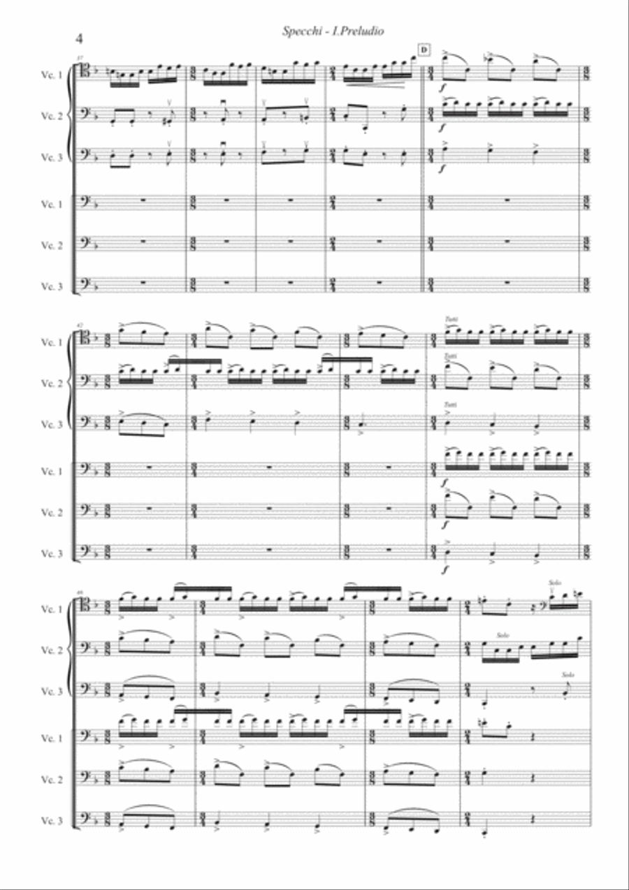 Salvatore Passantino: SPECCHI (ES-21-049) - Score Only