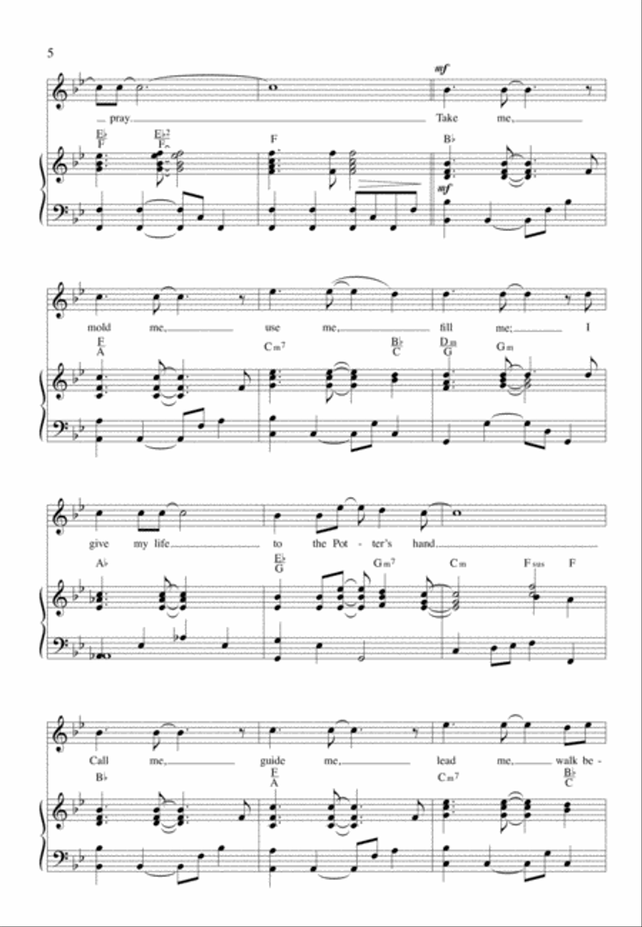 Solos from the Word High Voice scores gallery preview page 5