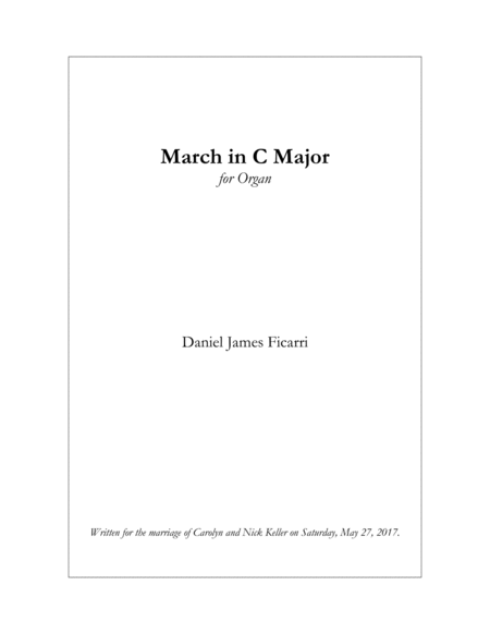 March in C Major image number null