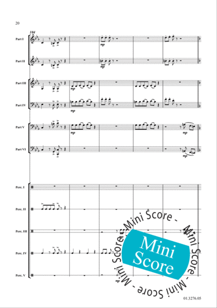 Festivo! Festivo! Concert Band scores gallery preview page 24
