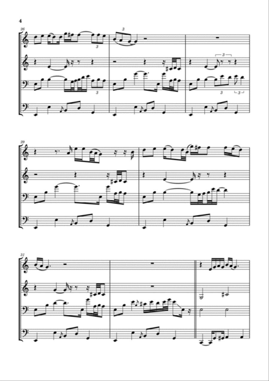 Bridge Of Sighs Brass Ensemble scores gallery preview page 5