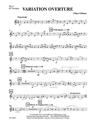 Variation Overture: Part 1 - B-flat Trumpet
