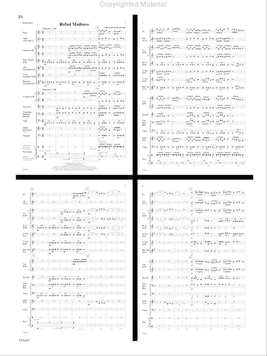 Atlantic Crossing Atlantic Crossing Concert Band scores gallery preview page 19