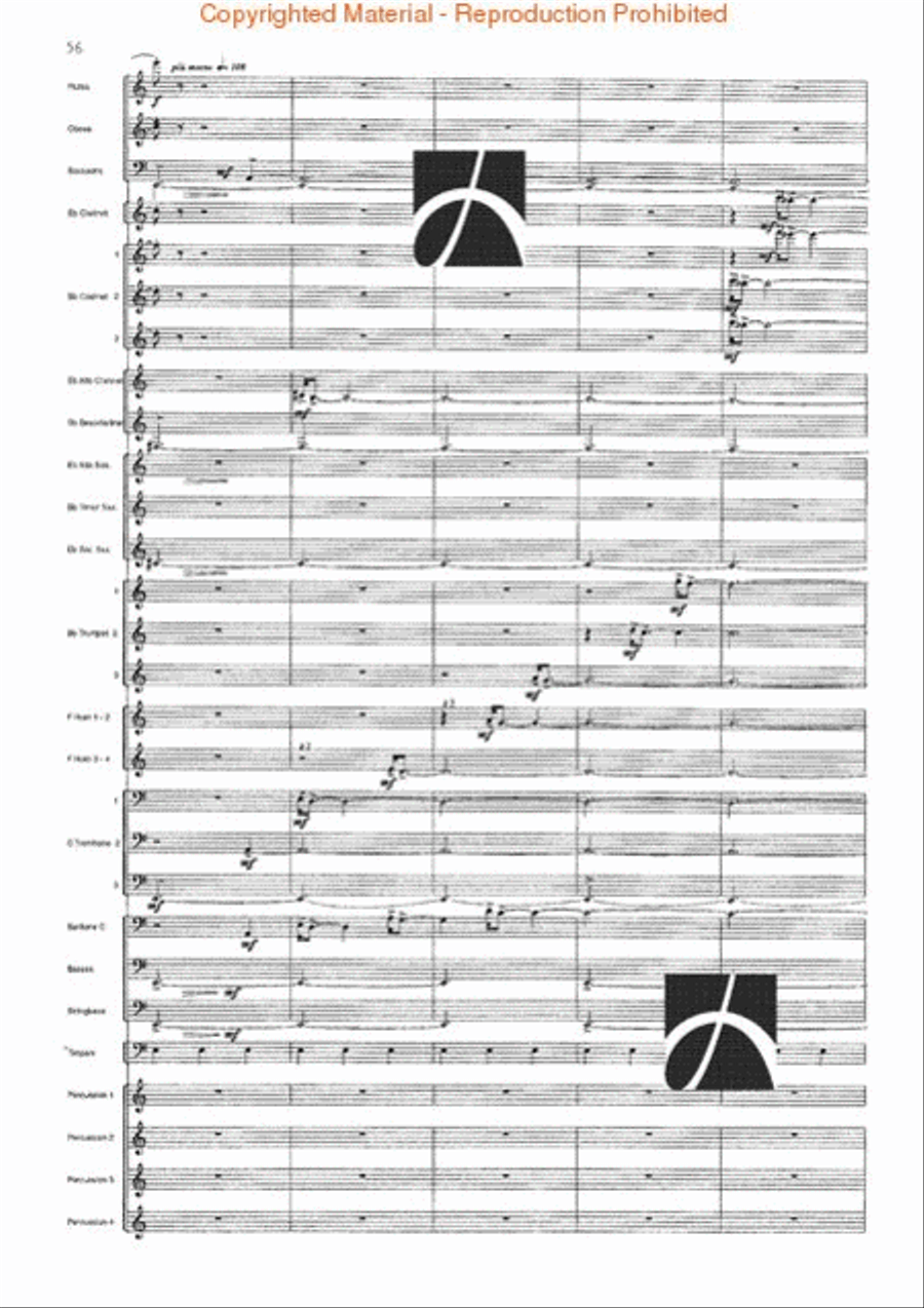 Spartacus Spartacus Concert Band scores gallery preview page 57