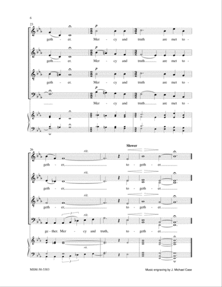 Mercy and Truth Mercy and Truth Divisi scores gallery preview page 4