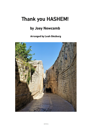 Book cover for Thank you, Hashem!