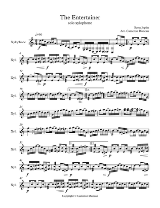 The Entertainer (xylophone) - Scott Joplin