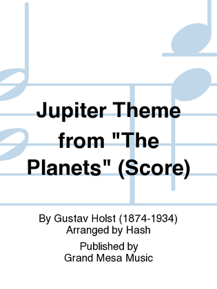 Book cover for Jupiter Theme from "The Planets"