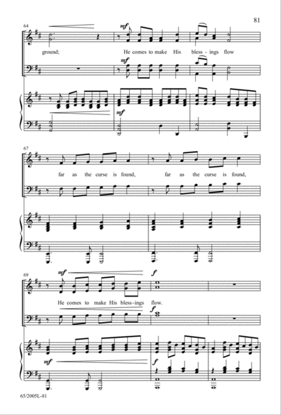 I Hear the Prophet Callin' 4-Part scores gallery preview page 82