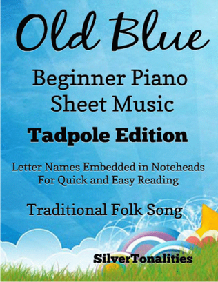 Book cover for Old Blue Beginner Piano Sheet Music 2nd Edition