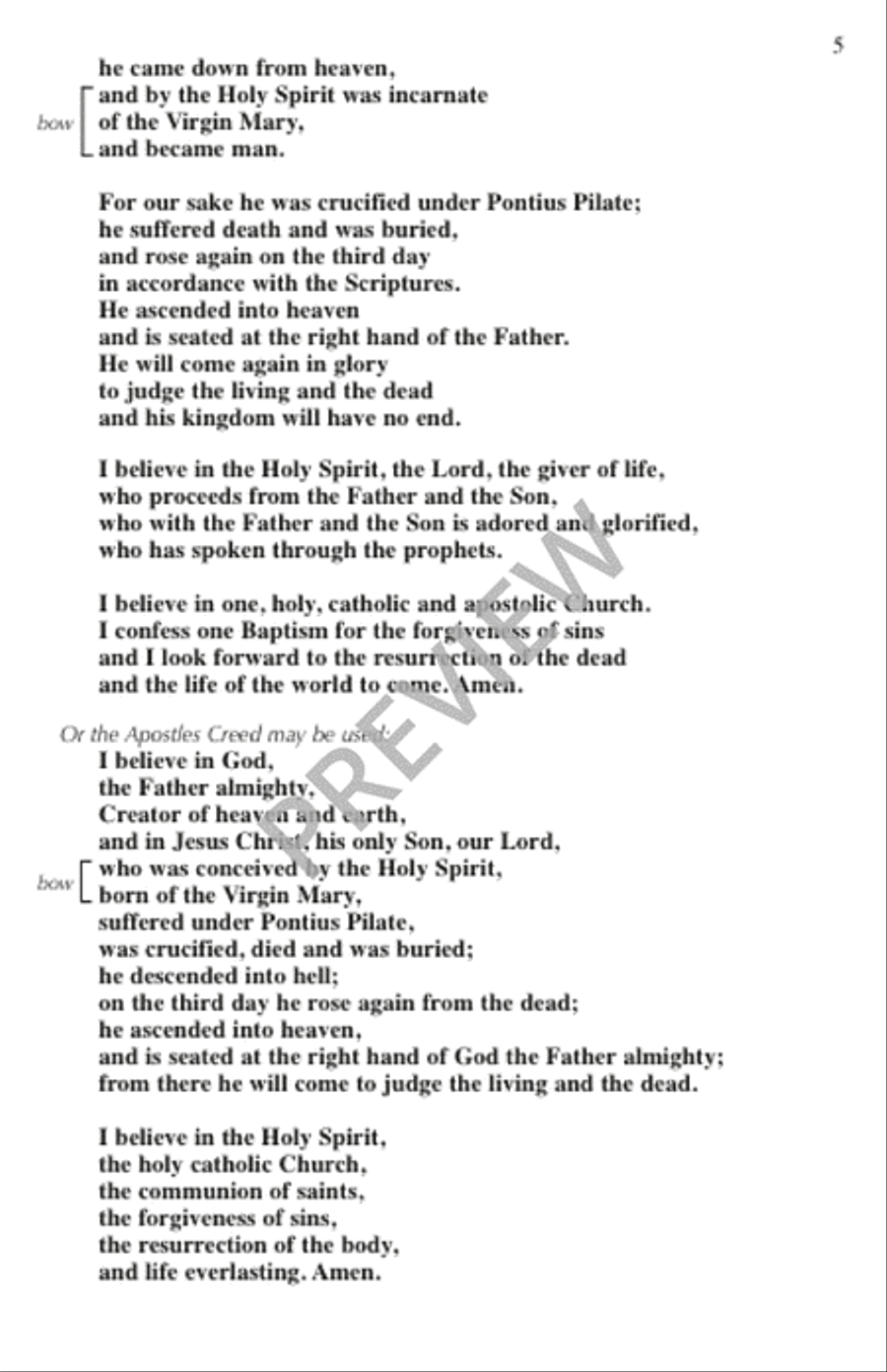 A Community Mass - Assembly Edition Unison Choir scores gallery preview page 6