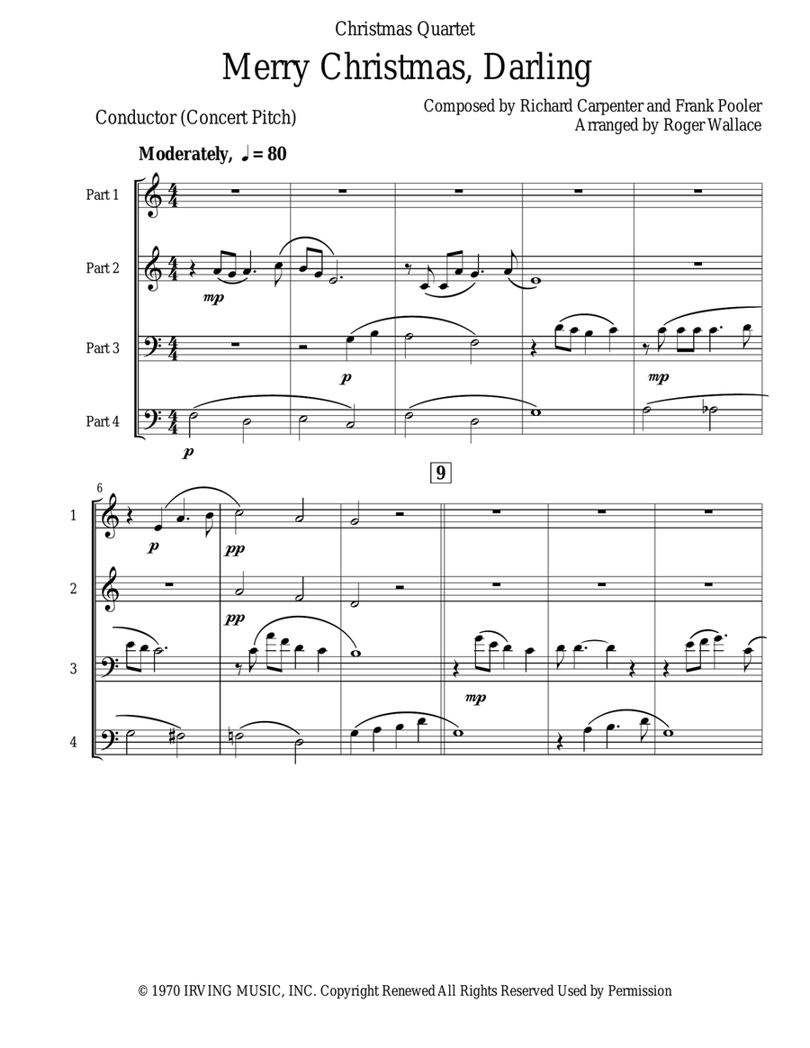 Merry Christmas, Darling Viola scores gallery preview page 2