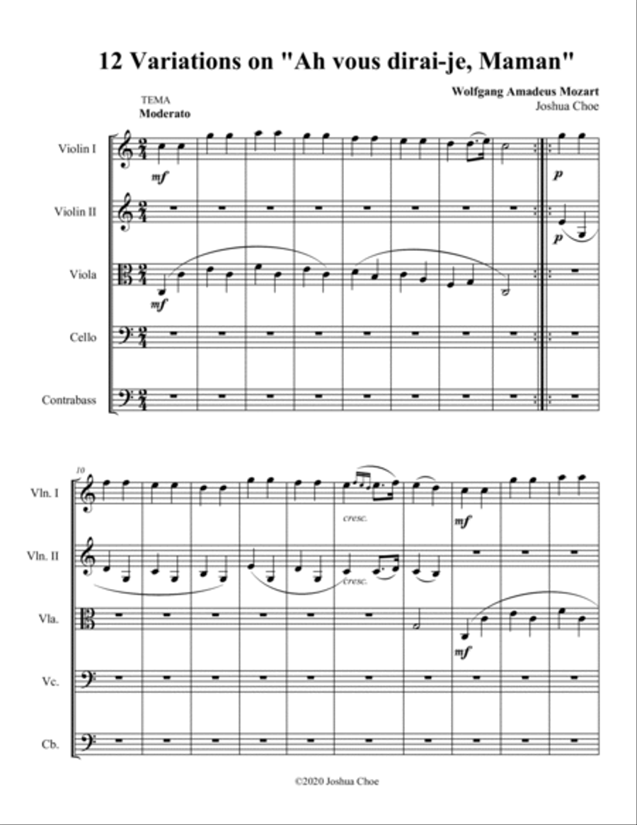12 Variations on 
