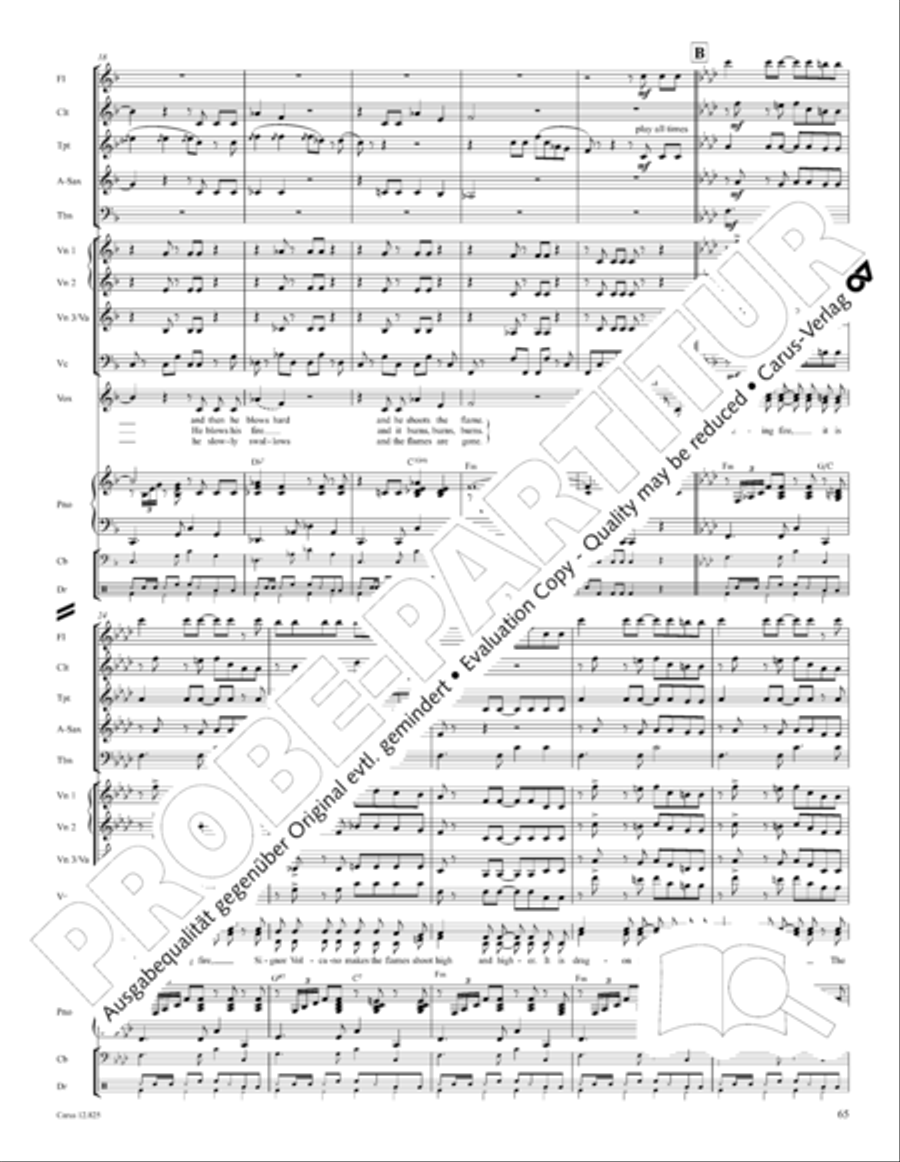 Circus Allegro Circus Allegro Choir scores gallery preview page 66