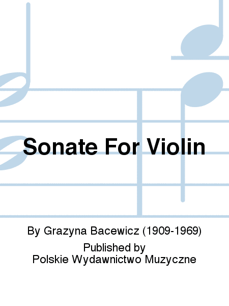 Sonate 2 For Violin