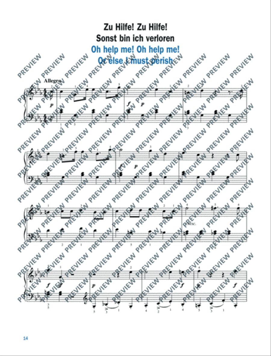 The Magic Flute The Magic Flute Piano Solo scores gallery preview page 15