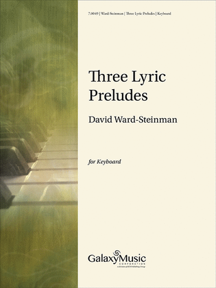 Book cover for Three Lyric Preludes