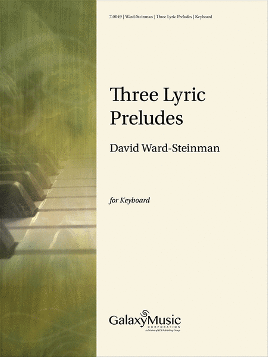 Three Lyric Preludes Three Lyric Preludes Piano Solo scores gallery preview page 1