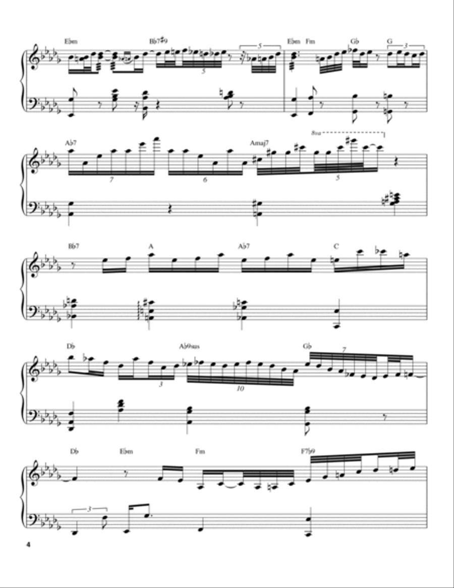 Stardust Stardust Piano scores gallery preview page 4