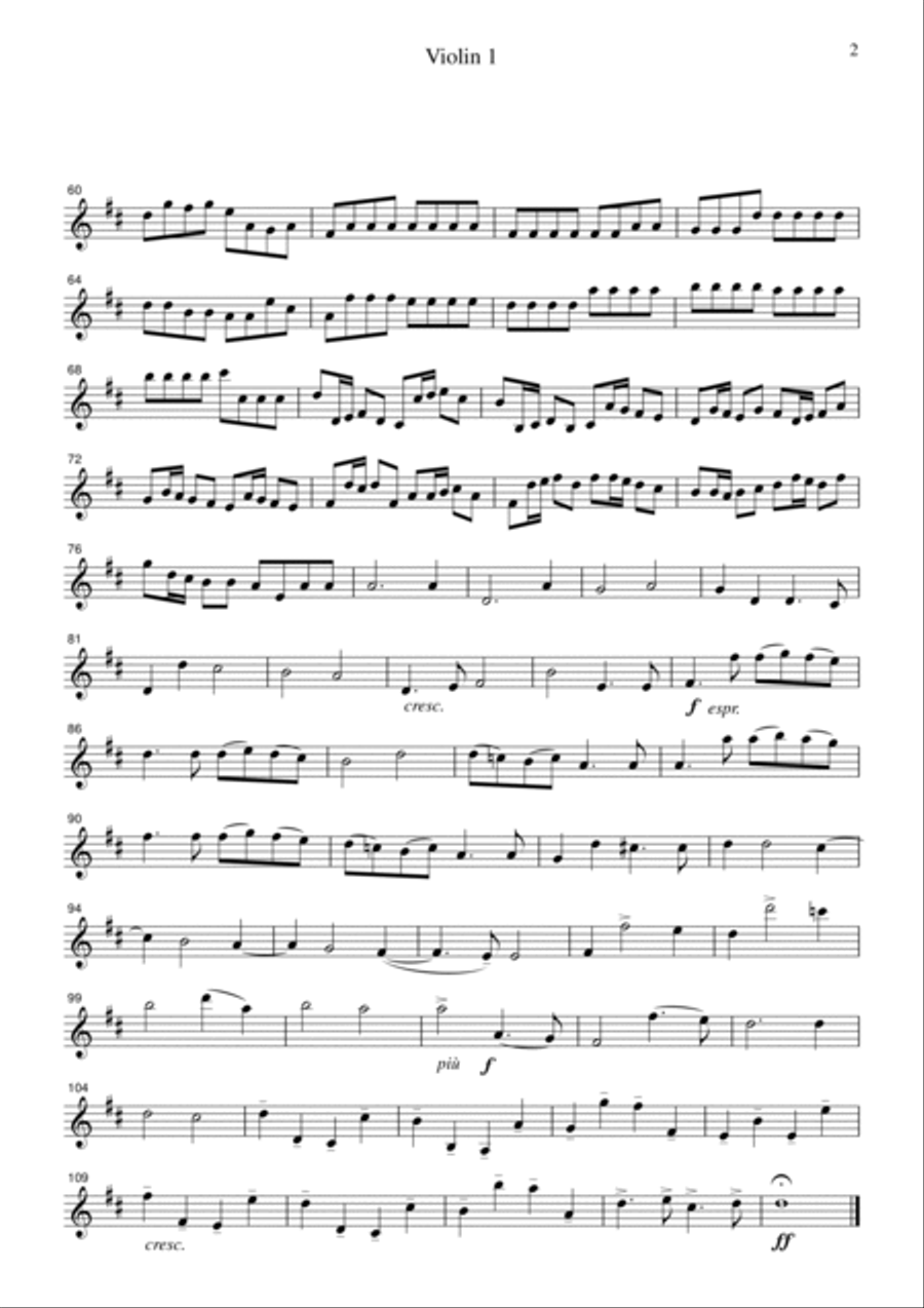 Pachelbel Canon, for string quartet, CP001 String Quartet scores gallery preview page 4