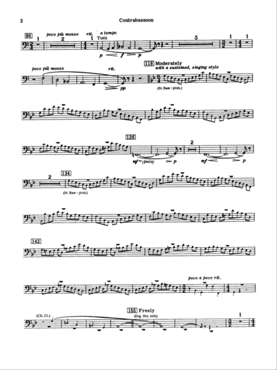 Russian Christmas Music: Contra Bassoon Concert Band scores gallery preview page 2