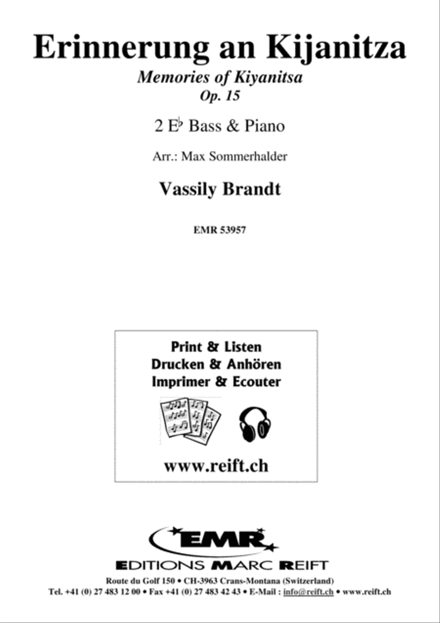 Erinnerung an Kijanitza Erinnerung an Kijanitza Piano Accompaniment scores gallery preview page 2