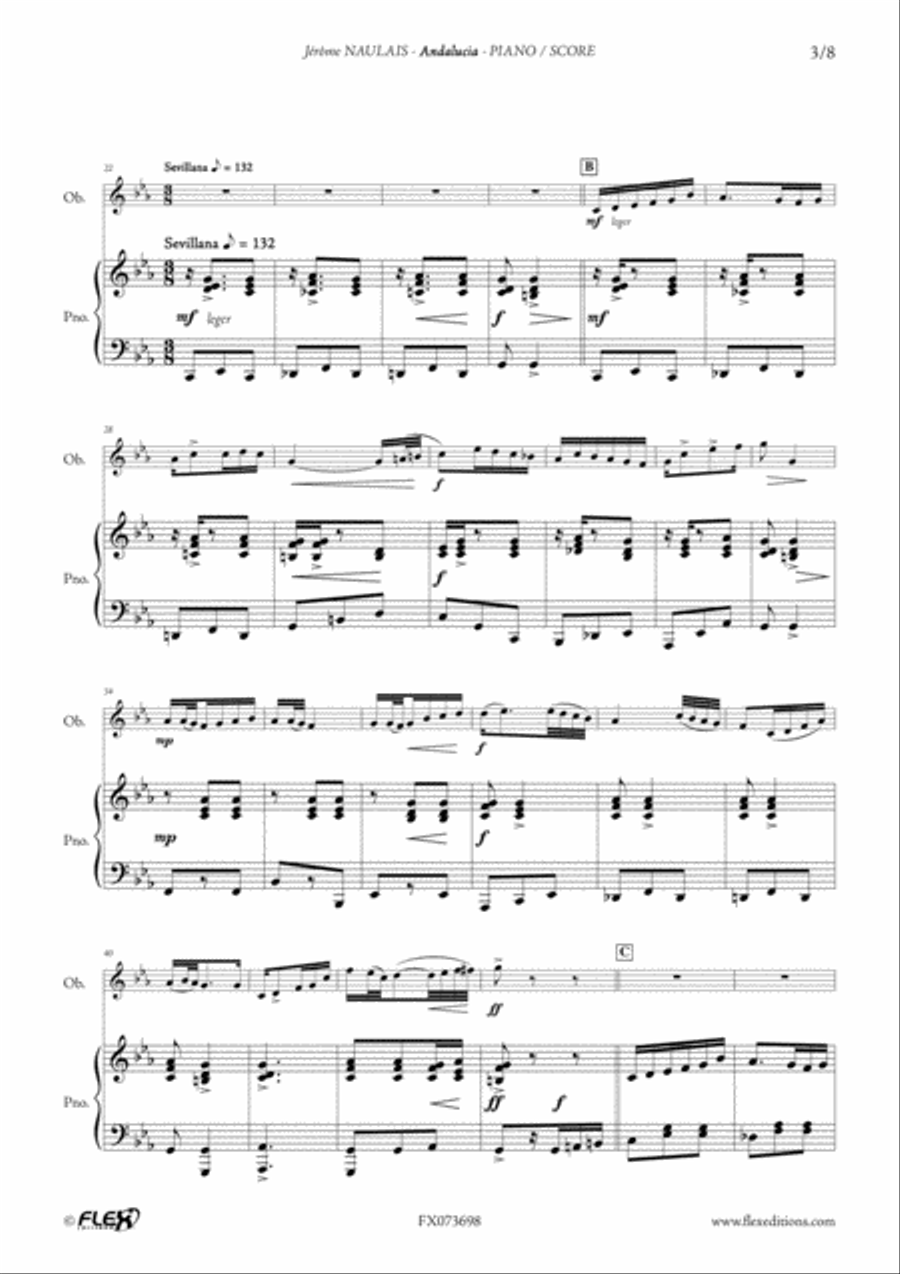 Andalucia Andalucia Piano Accompaniment scores gallery preview page 3