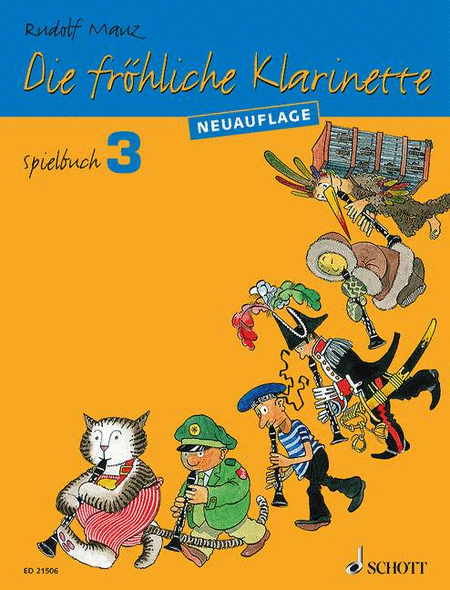 Die Frohliche Klarinette Spielbuch 3 Performance Book For 2-4 Clarinetscl/pno