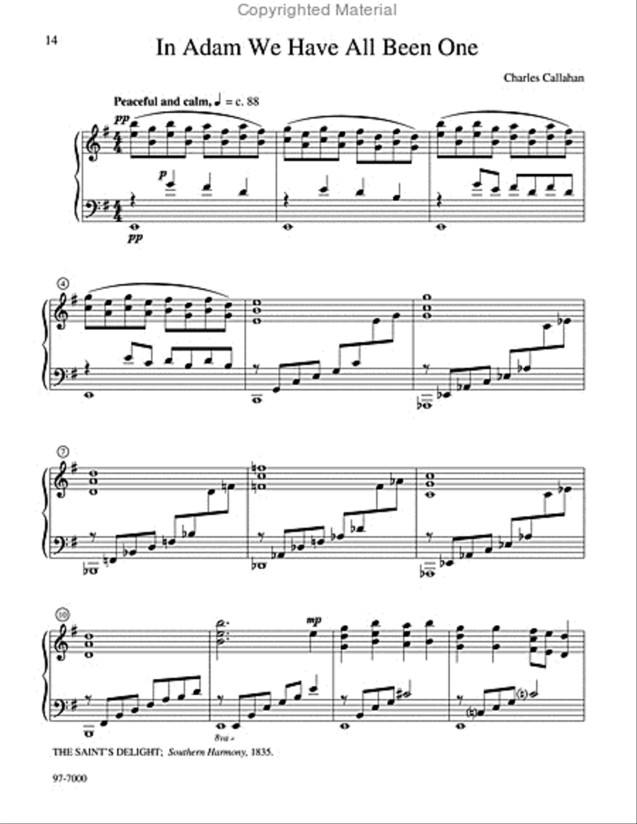 American Folk Hymn Suite, Set 2 Piano Solo scores gallery preview page 6