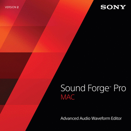 Sound Forge Pro for Mac - Version 2.5