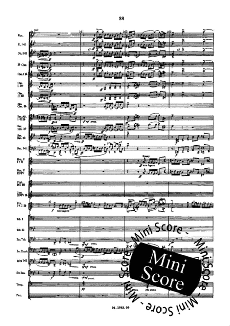 Fantasia and Fugue Concert Band scores gallery preview page 48