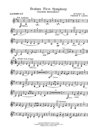 Brahms's 1st Symphony, 4th Movement: 2nd F Horn