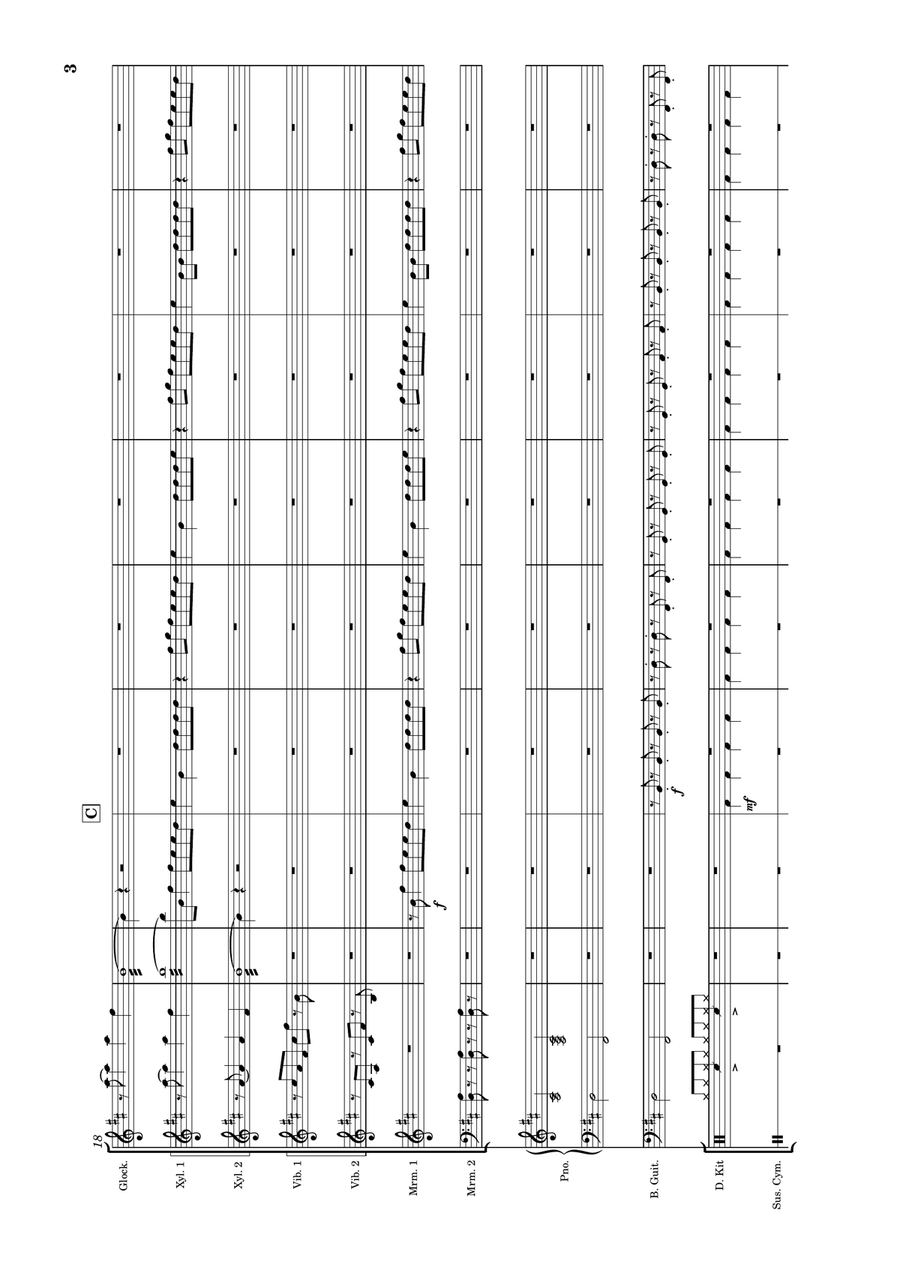 Bad Habits Percussion Ensemble scores gallery preview page 4