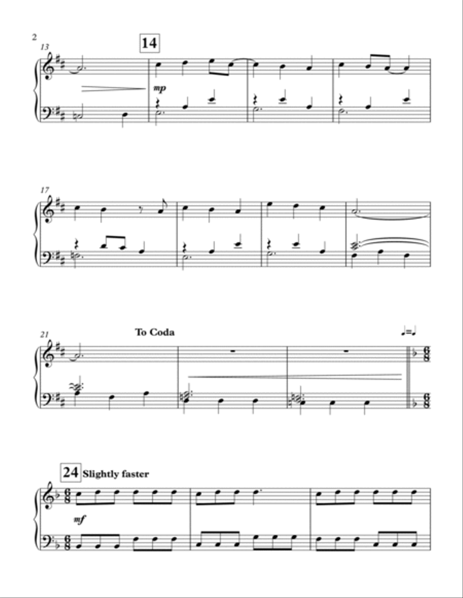 Lucy In The Sky With Diamonds Easy Piano scores gallery preview page 3