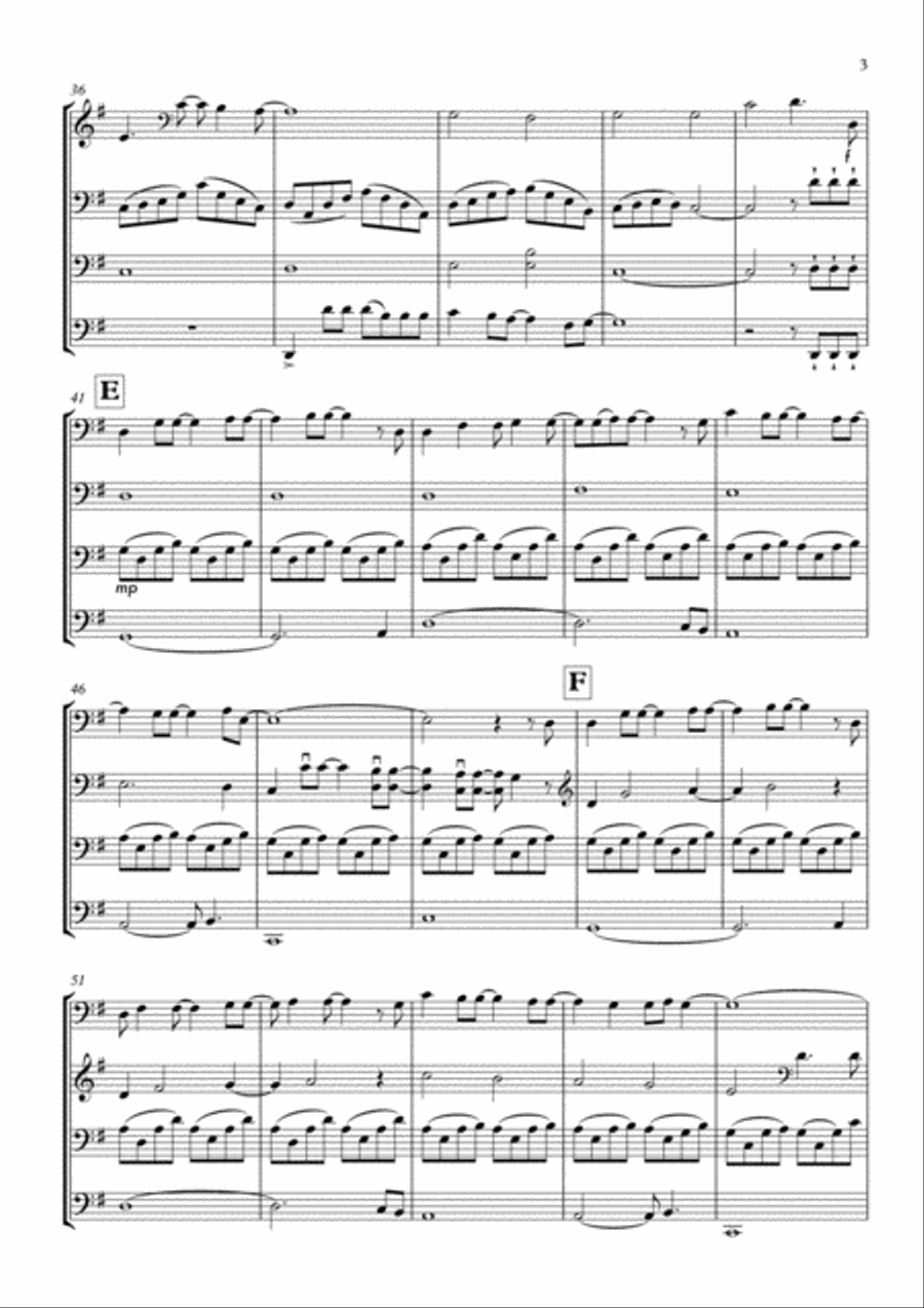 A Million Dreams String Quartet scores gallery preview page 3