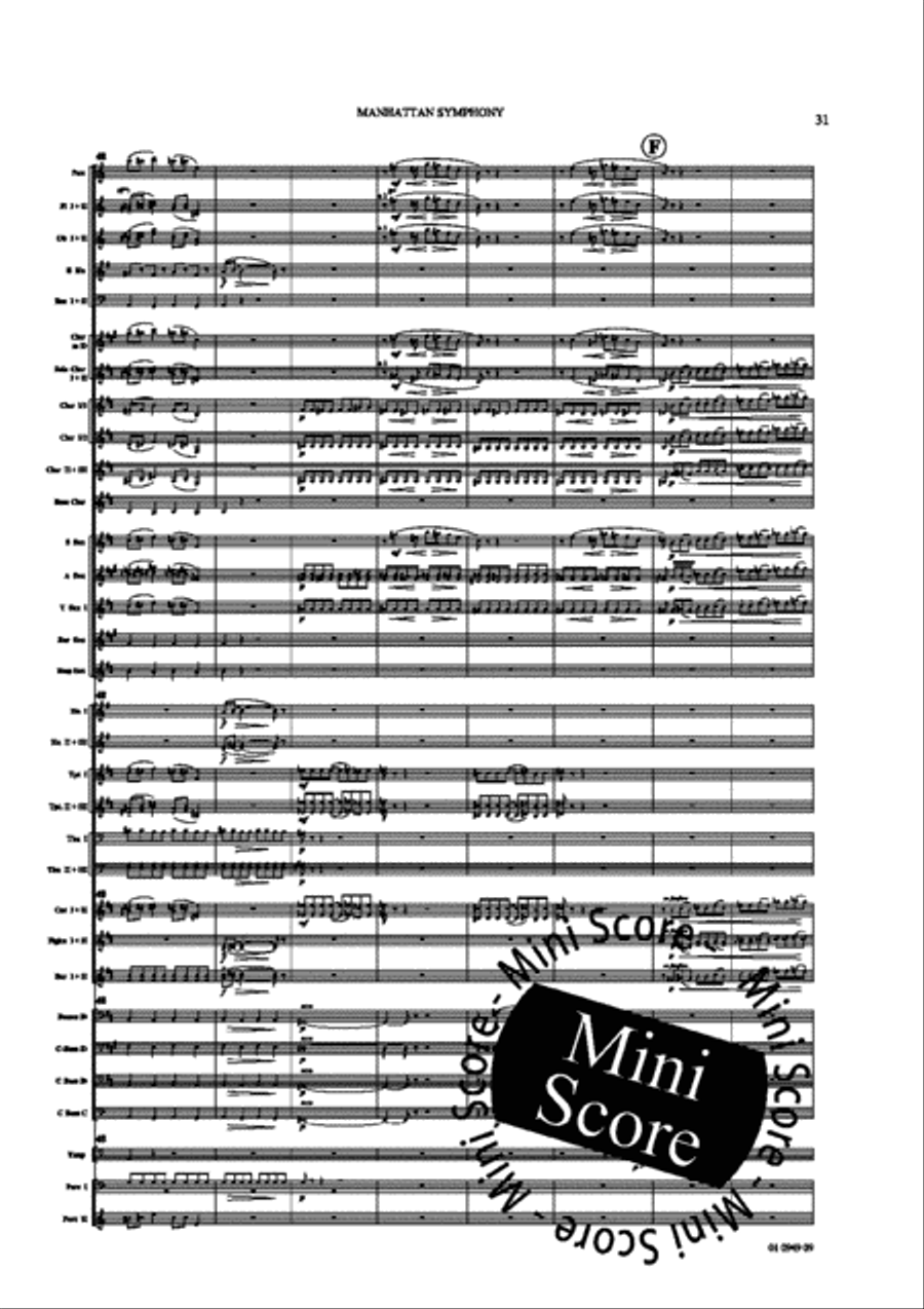 Manhattan Symphony Concert Band scores gallery preview page 35
