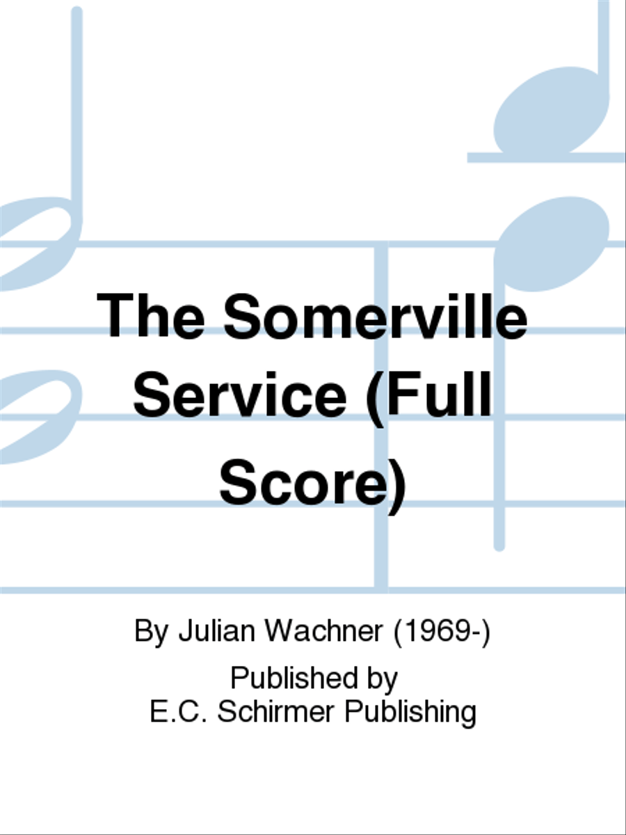 The Somerville Service (Full Score)