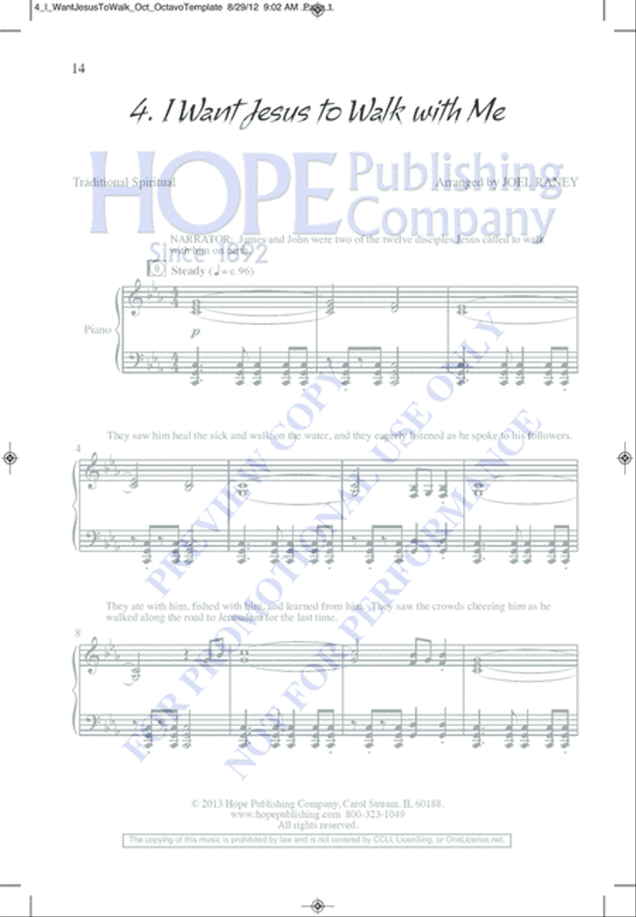 I Am the Lord of the Dance 4-Part scores gallery preview page 18