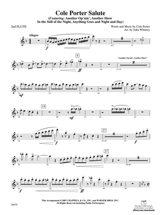 Cole Porter Salute: 2nd Flute