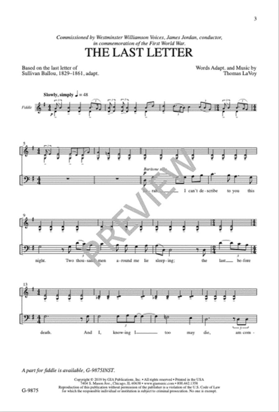 The Last Letter Divisi scores gallery preview page 4
