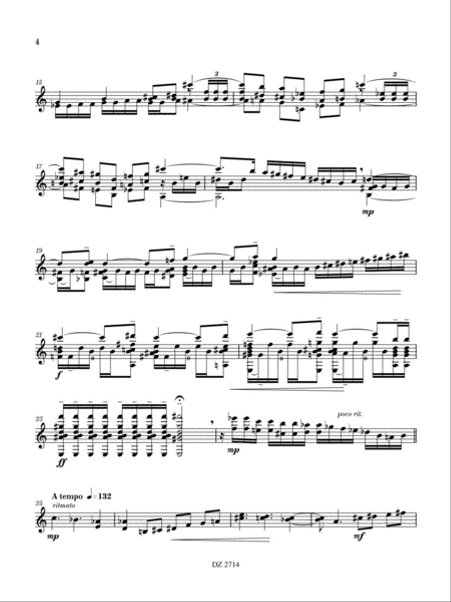 Prisme Classical Guitar scores gallery preview page 4