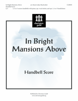 Book cover for In Bright Mansions Above - Handbell Score