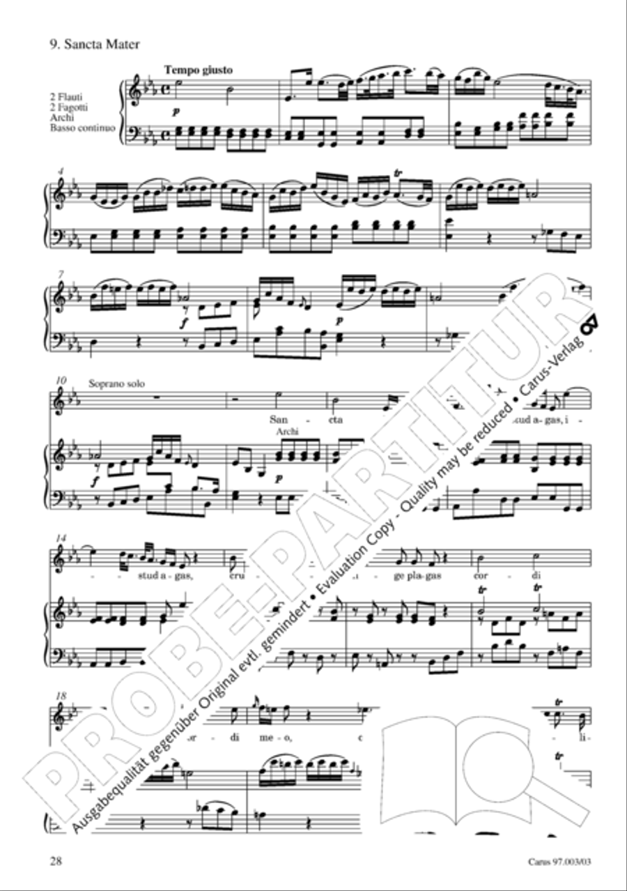 Stabat mater Stabat mater 4-Part scores gallery preview page 29