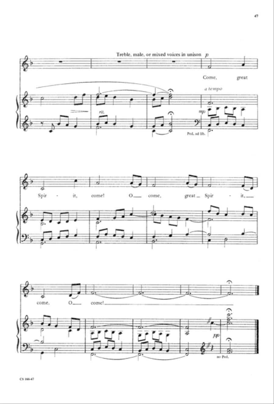 Sacred Anthem Book 3-Part scores gallery preview page 49