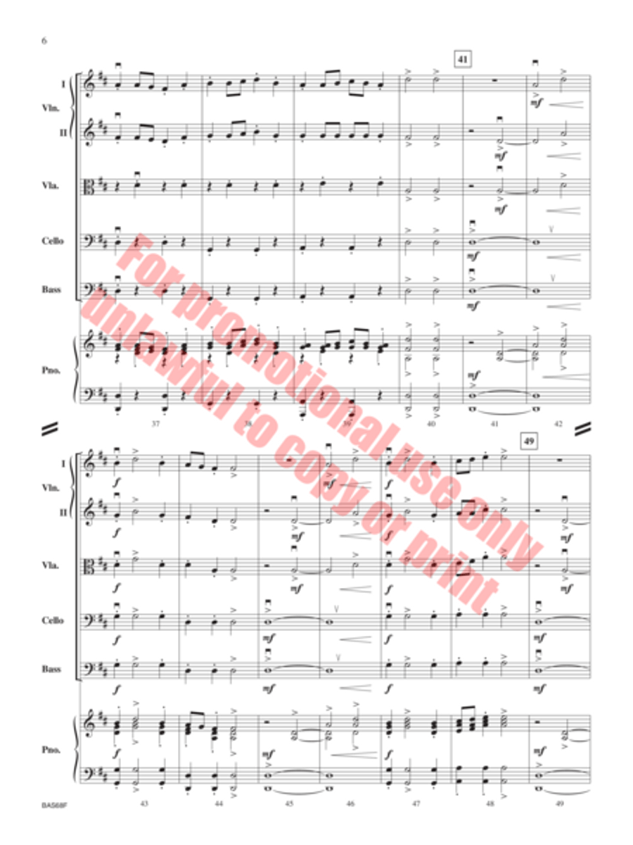 Cal's Jig String Orchestra scores gallery preview page 7