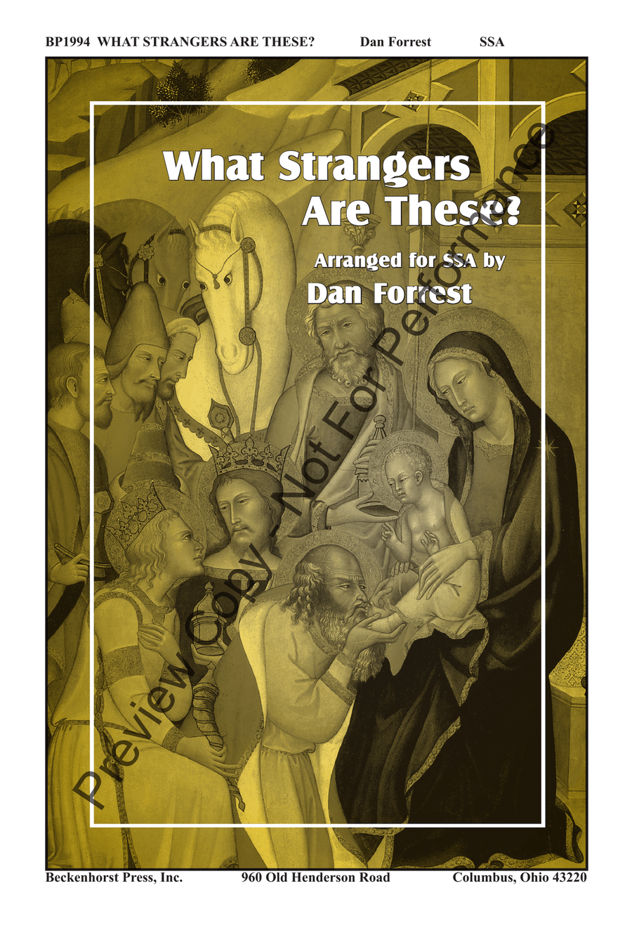 What Strangers Are These? - SSA SSA scores gallery preview page 2